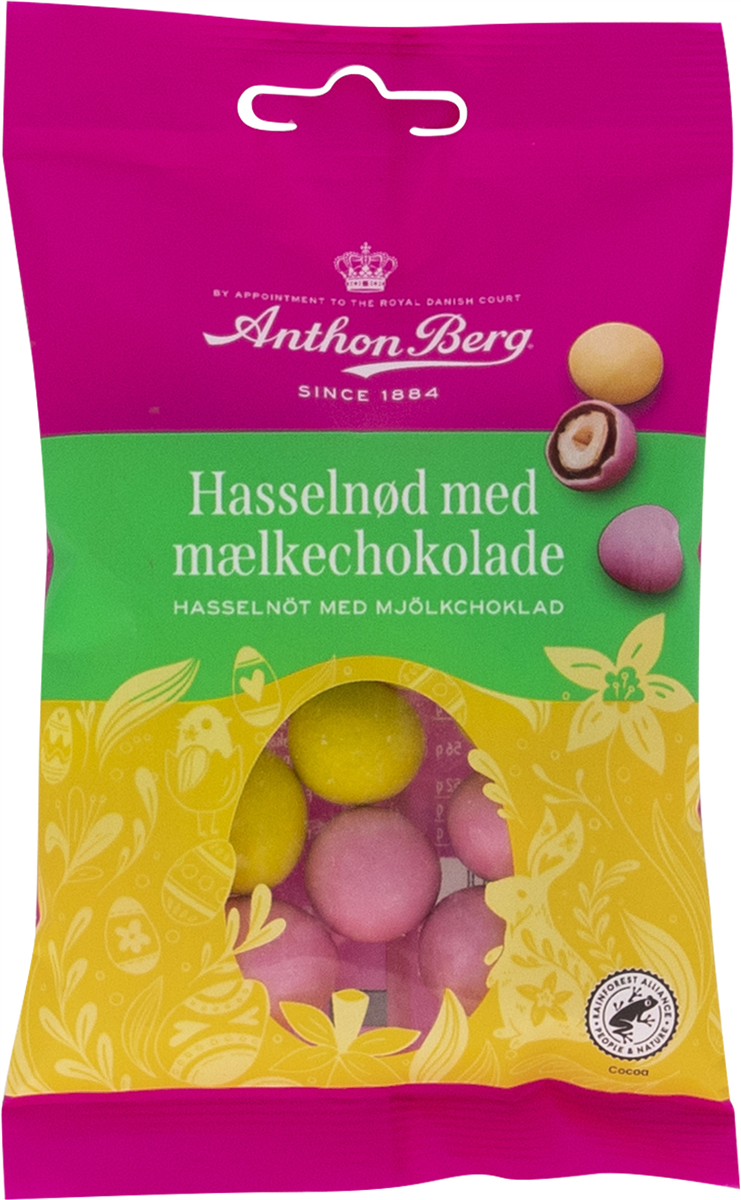 Anthon Berg Hasselnødder med chokoladeovtræk 80 g