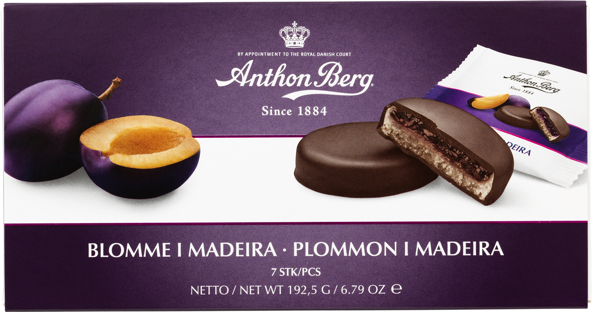 Anthon Berg Blomme i Madeira 192,5 g