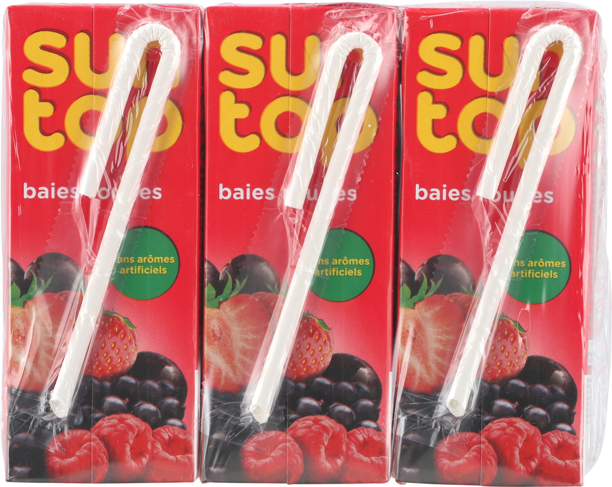 Læskedrik m. smag røde bær, Suntop 600 ml