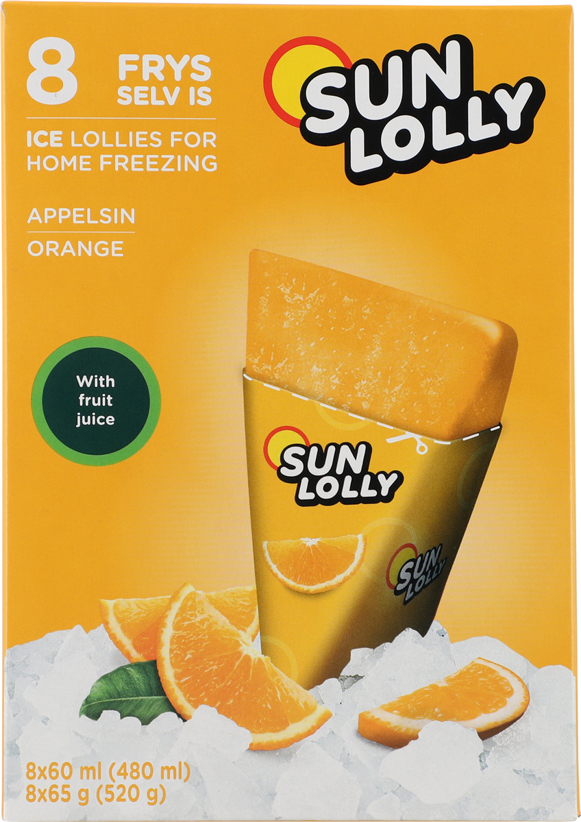 Sun Lolly appelsin 480 ml