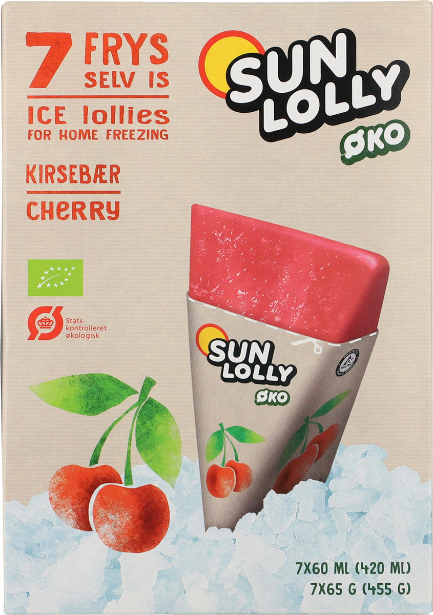 Sun Lolly Kirsebær Øko