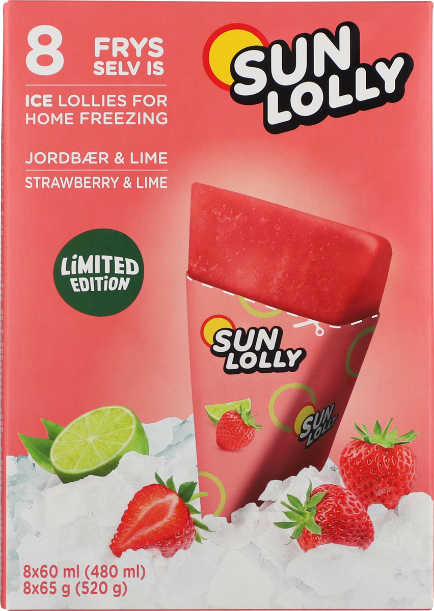 Sun Lolly strawberry/lime 480 ml