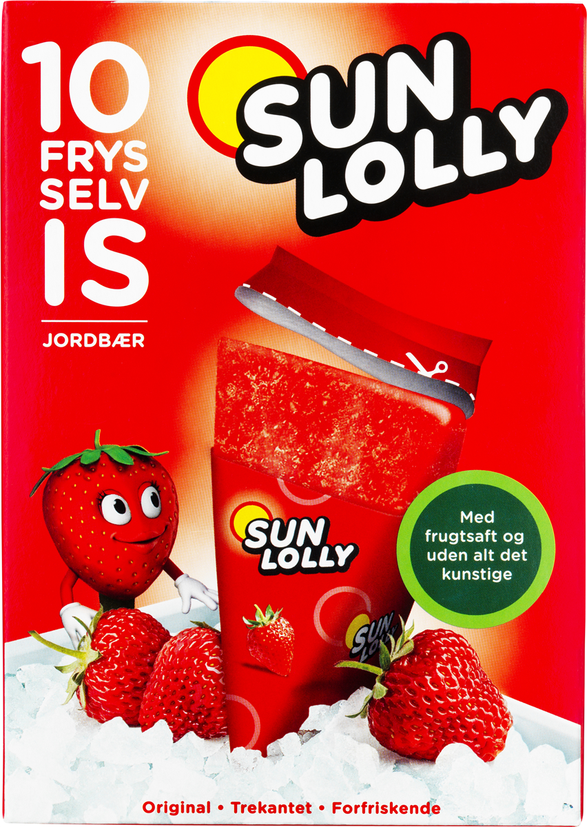Sun Lolly jordbær 480 ml