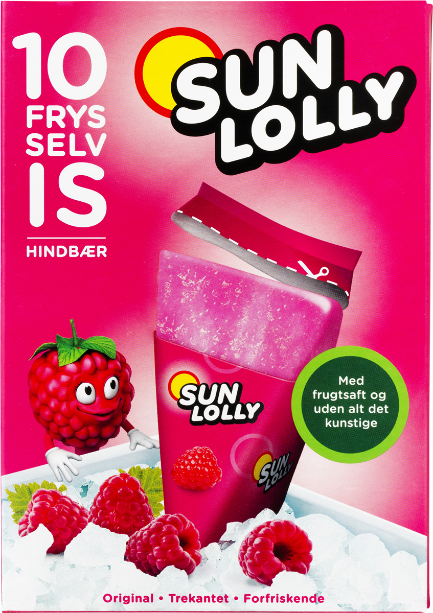 Sun Lolly hindbær 480 ml