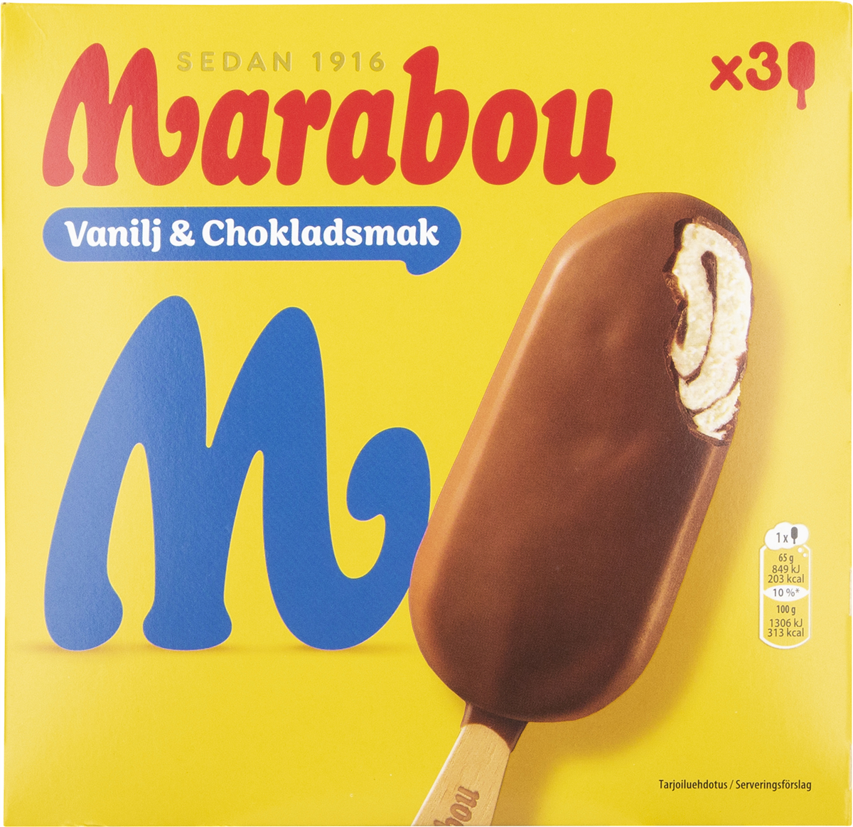Marabou Vanilj & Choko 270 ml