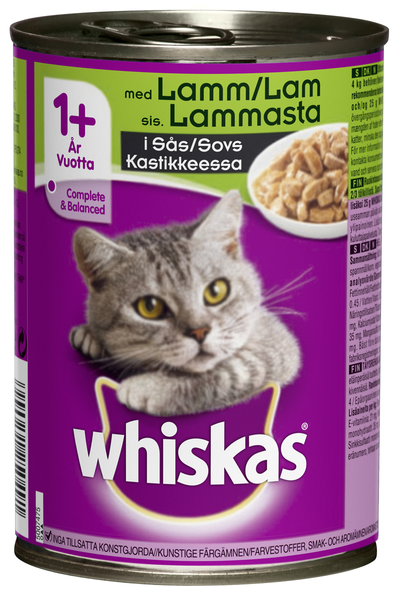 Whiskas lam i sovs 400 g