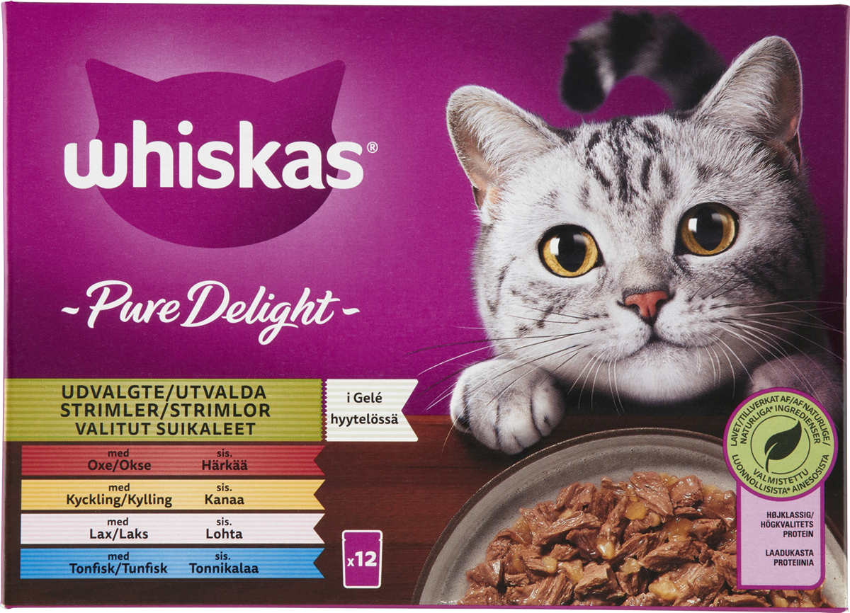 Whiskas Whisky Pure De 1+ mix sele 1,02 g