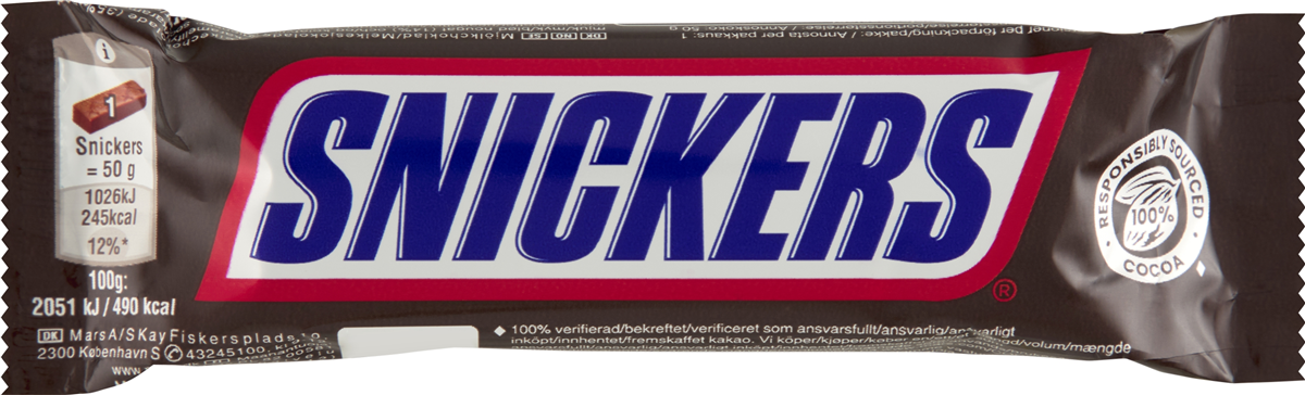 Chokoladebar, Snickers