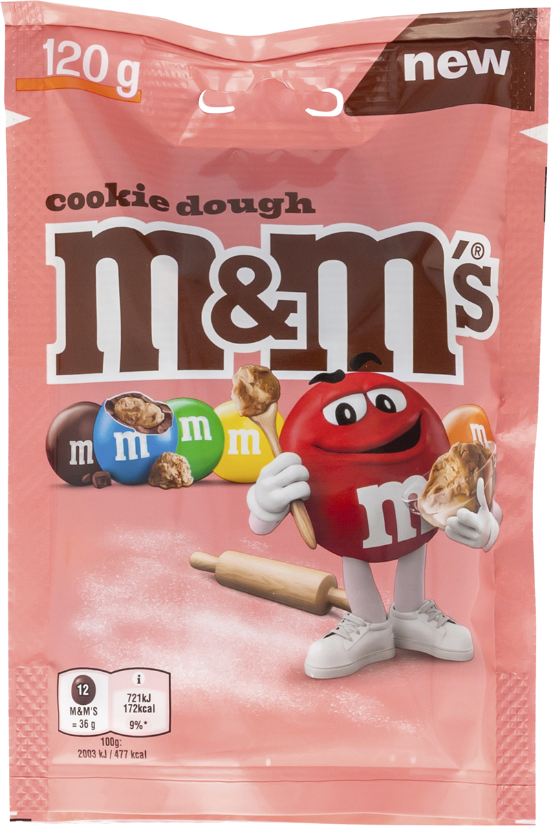 M&Ms Cookie Dough 120 g