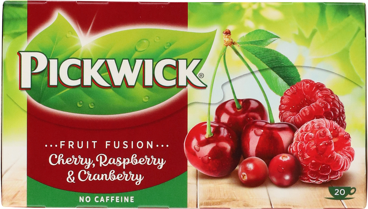Pickwick Te kirsebær hindbær tranebær 20 stk