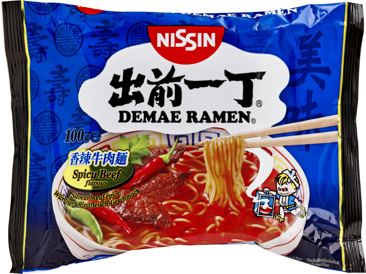 Nissin Demae spicy beef 100 g