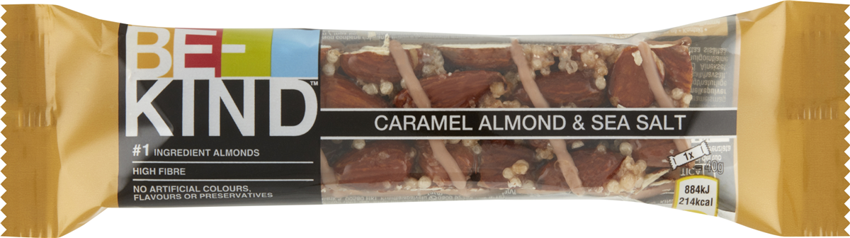 Be-Kind Nøddebar Karamel Mandler Salt 40 g