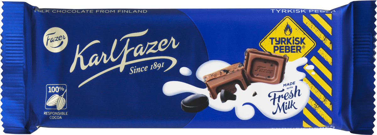 Karl Fazer m/tyrkisk peber 190 g