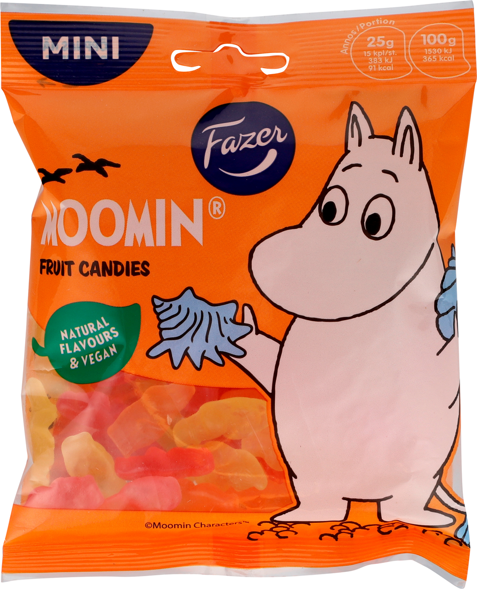 Fazer Moomin Fruit Sweets 80 g