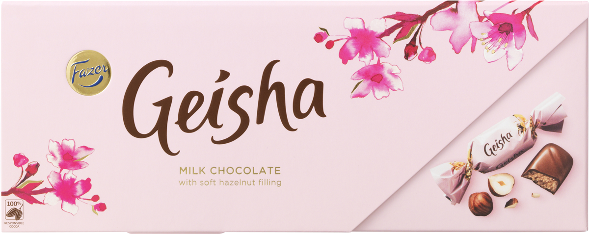 Fazer Geisha Chokolade m. hasselnødder