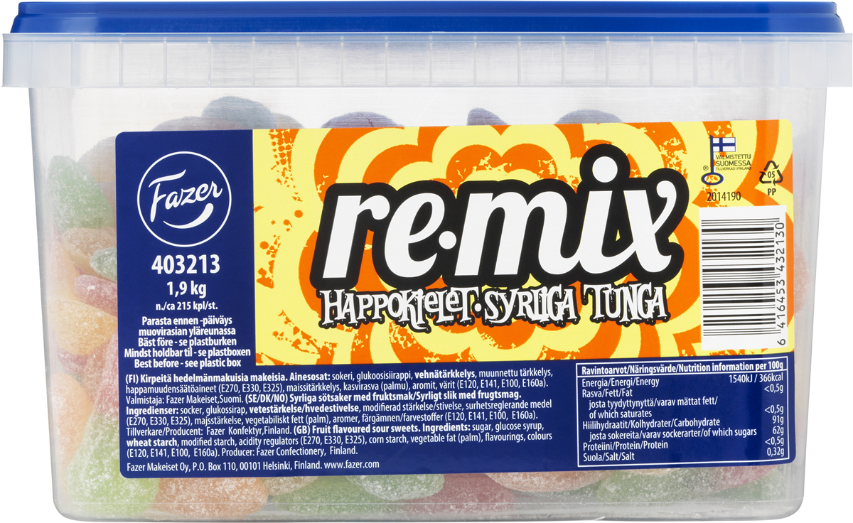 Fazer Remix sure tunger 1,9 g