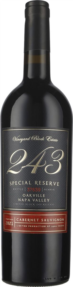 Napa Cab. 243 Res. 21 15%