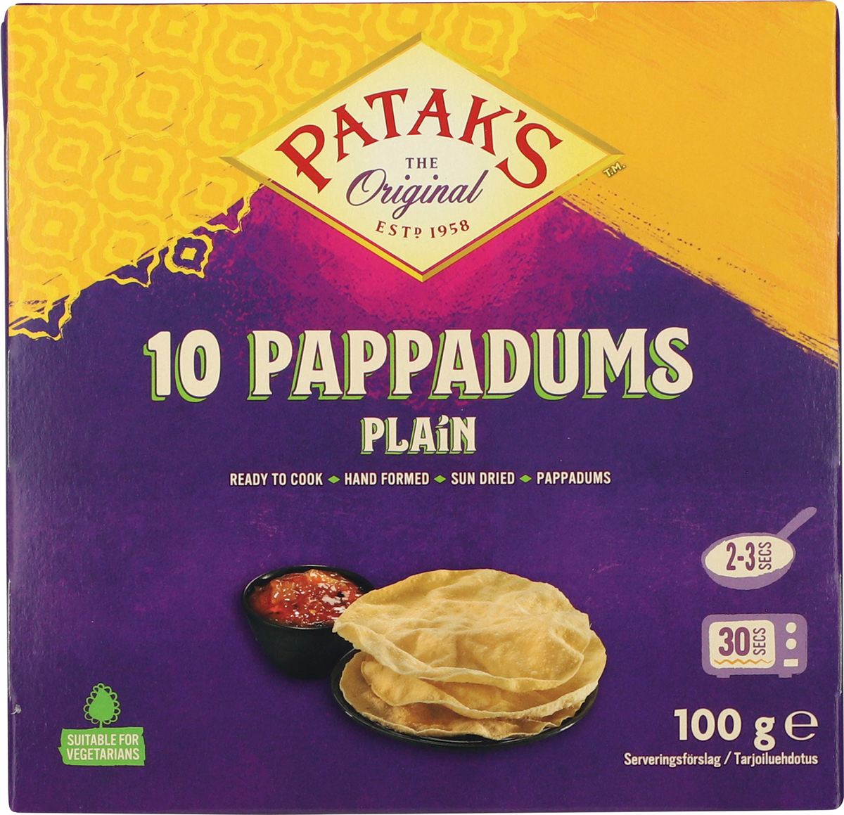 Patak's Pappadums Plain