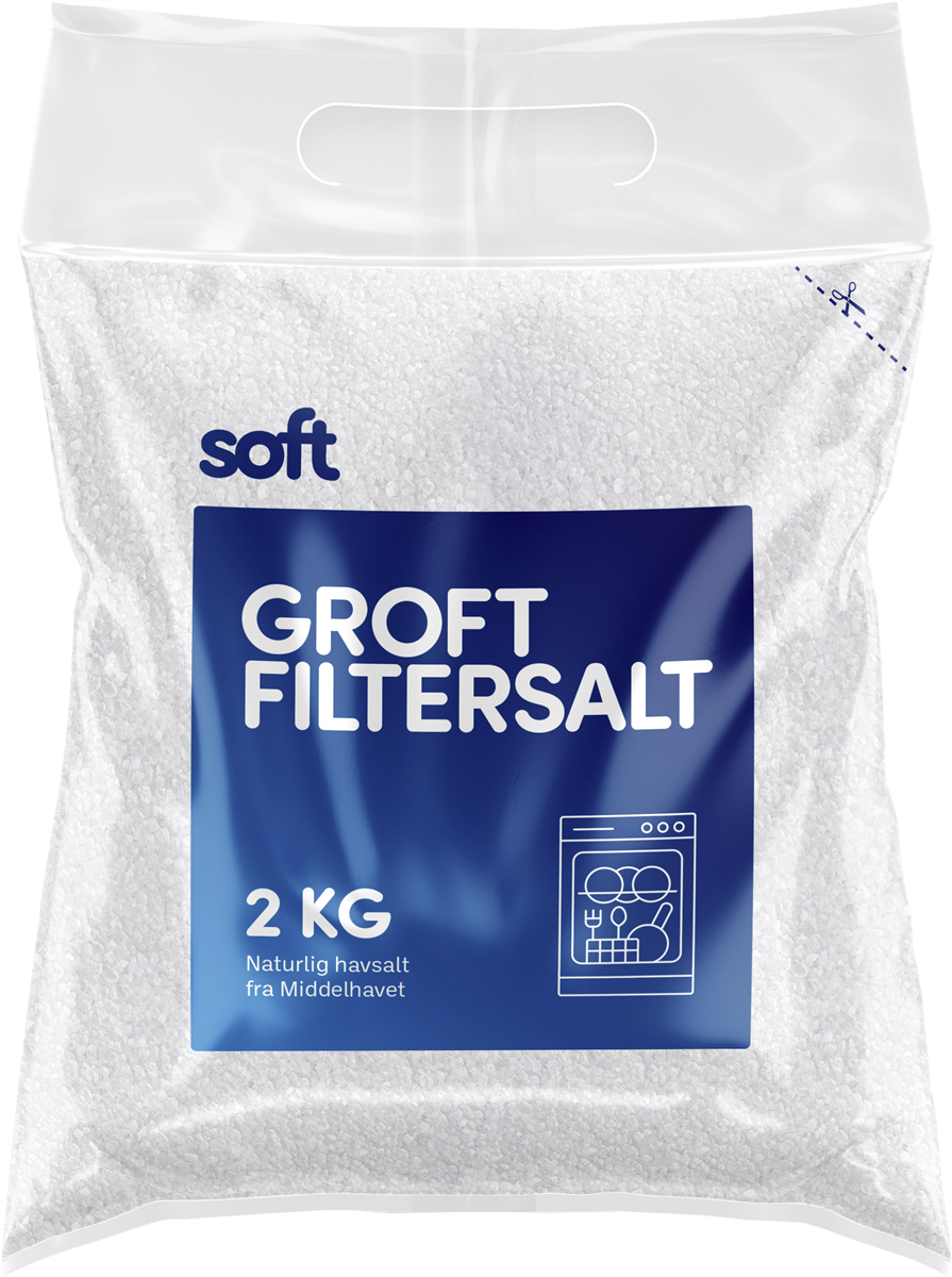 Soft groft filtersalt mask 2000 g