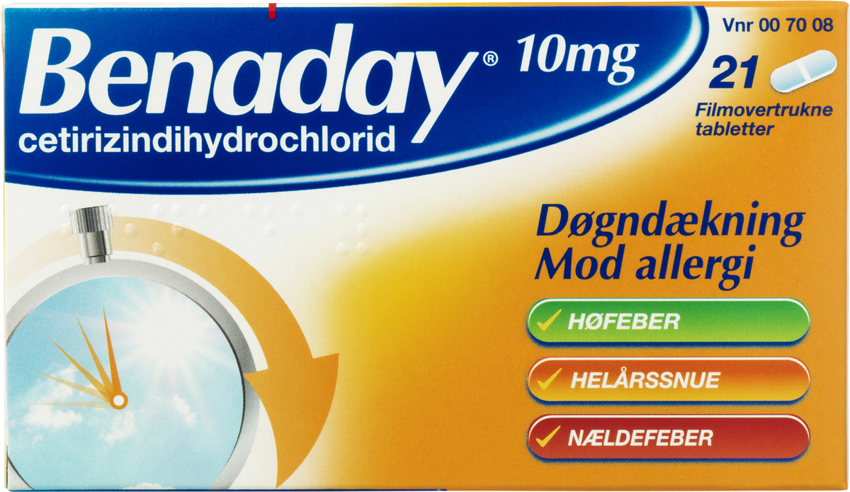 Benaday, Allergikapsler 10 mg