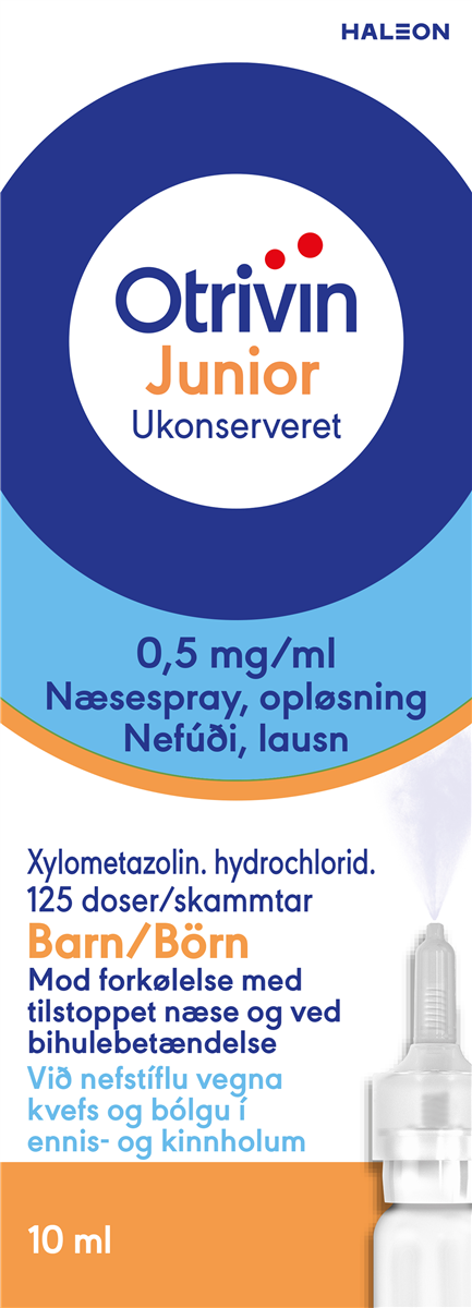 Otrivin Spray Junior 0,5 mg 10 ml