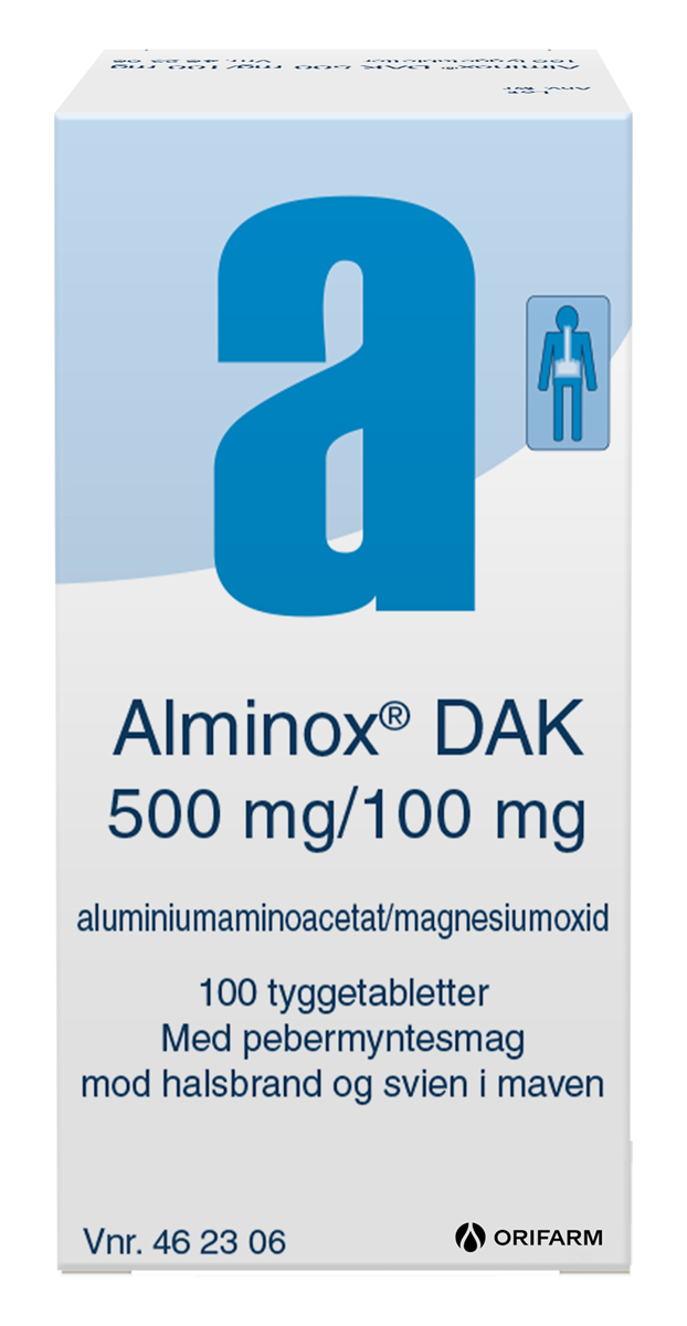 Alminox Tyggetablet 500 mg