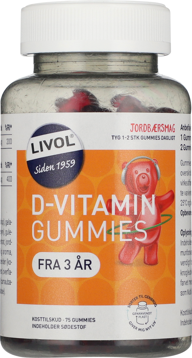 Livol Vitaminbjørne D-Vitamin