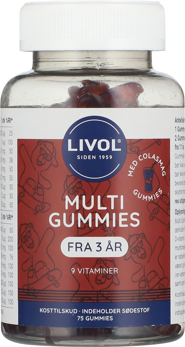 Livol Vitaminbjørne Cola