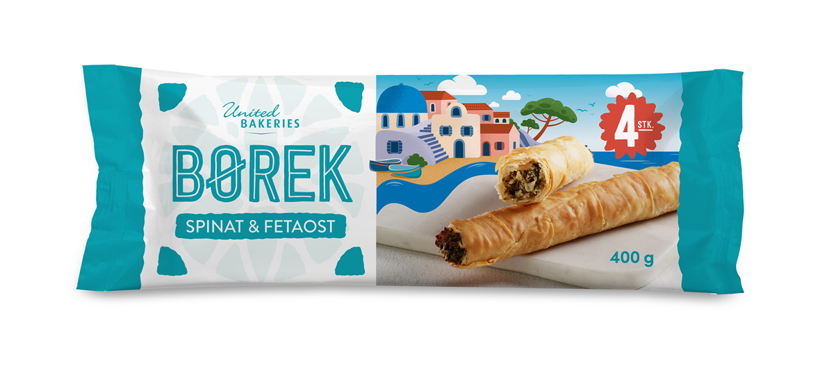 Bärek spinat & feta 4-pak 4 stk.