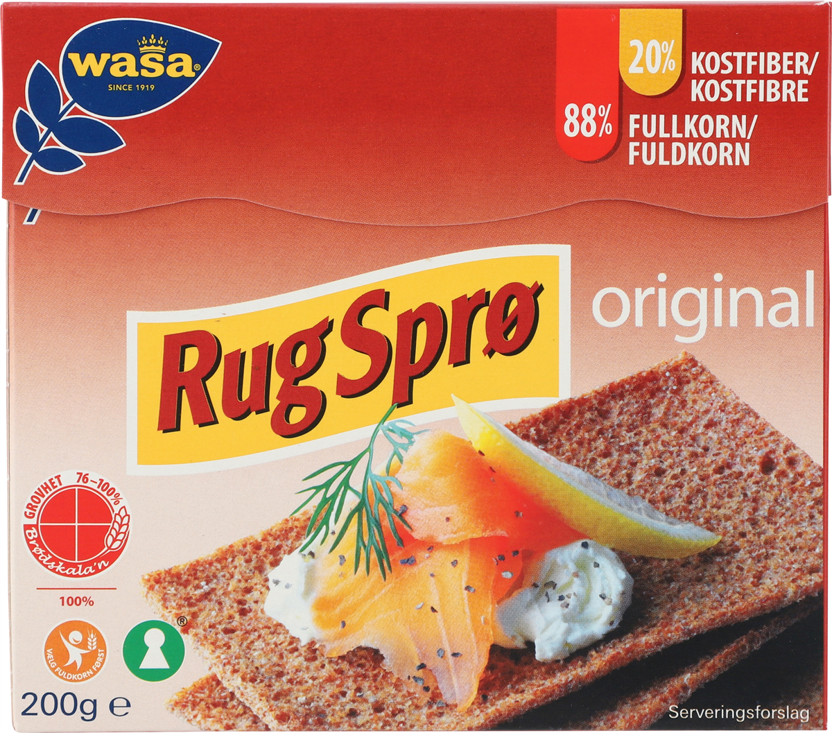 Wasa, Fuldkornsknækbrød