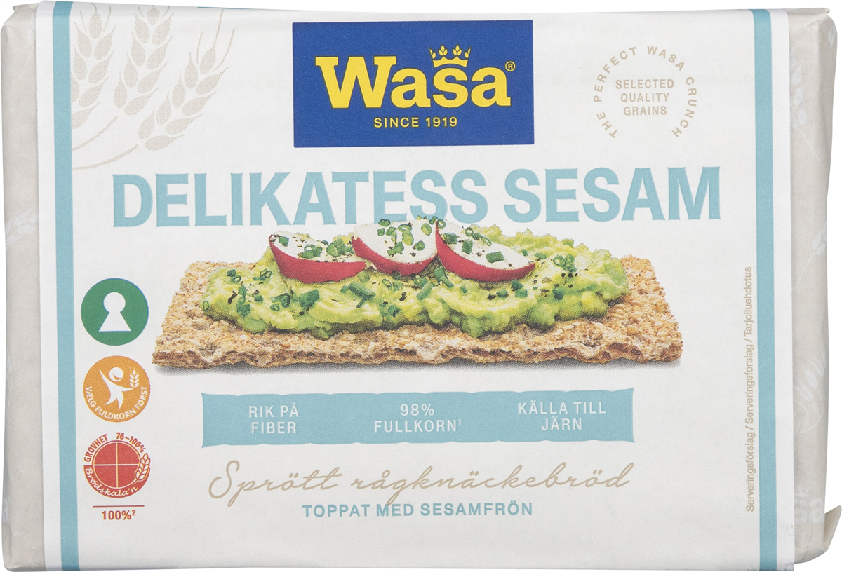 Wasa Knækbrød Delikatess Sesam 285 g