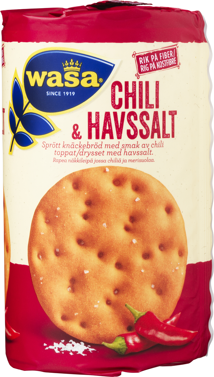 Wasa Runda chili & havssalt 245 g