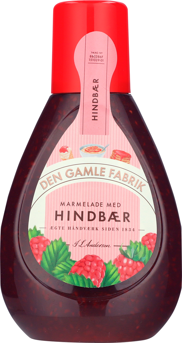 D.G.F. Hindbærmarm.I Plast, 425 Gram