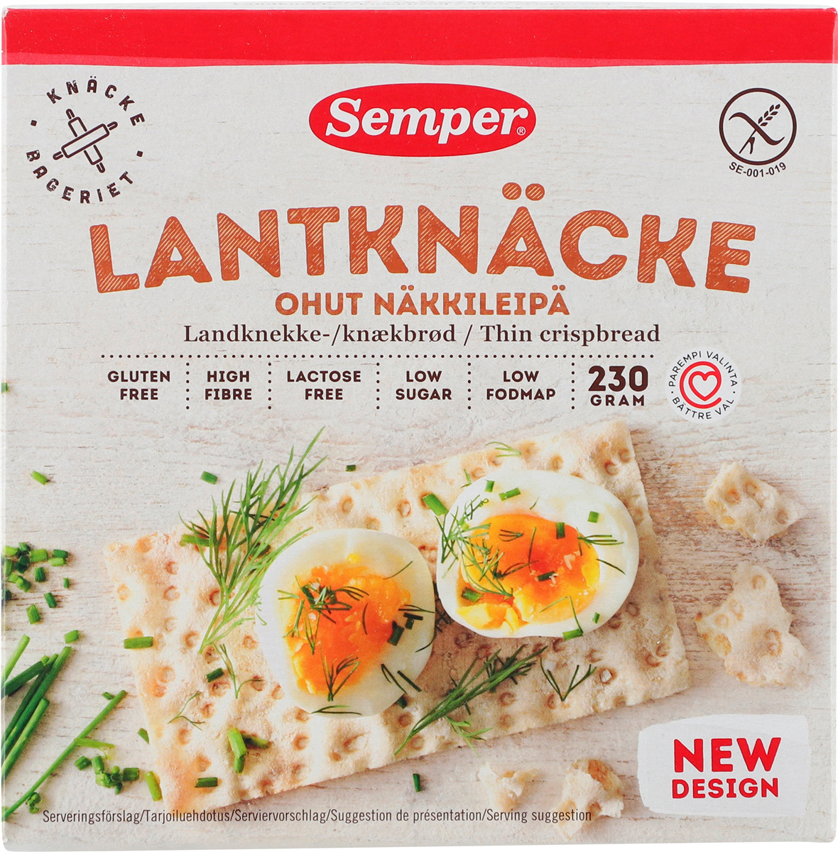 Semper Landknækbrød Glutenfri