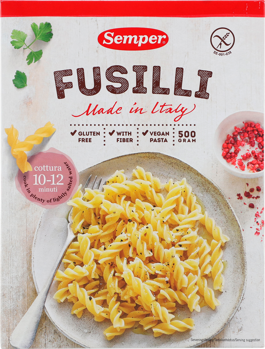 Semper glutenfri fusili 500 g