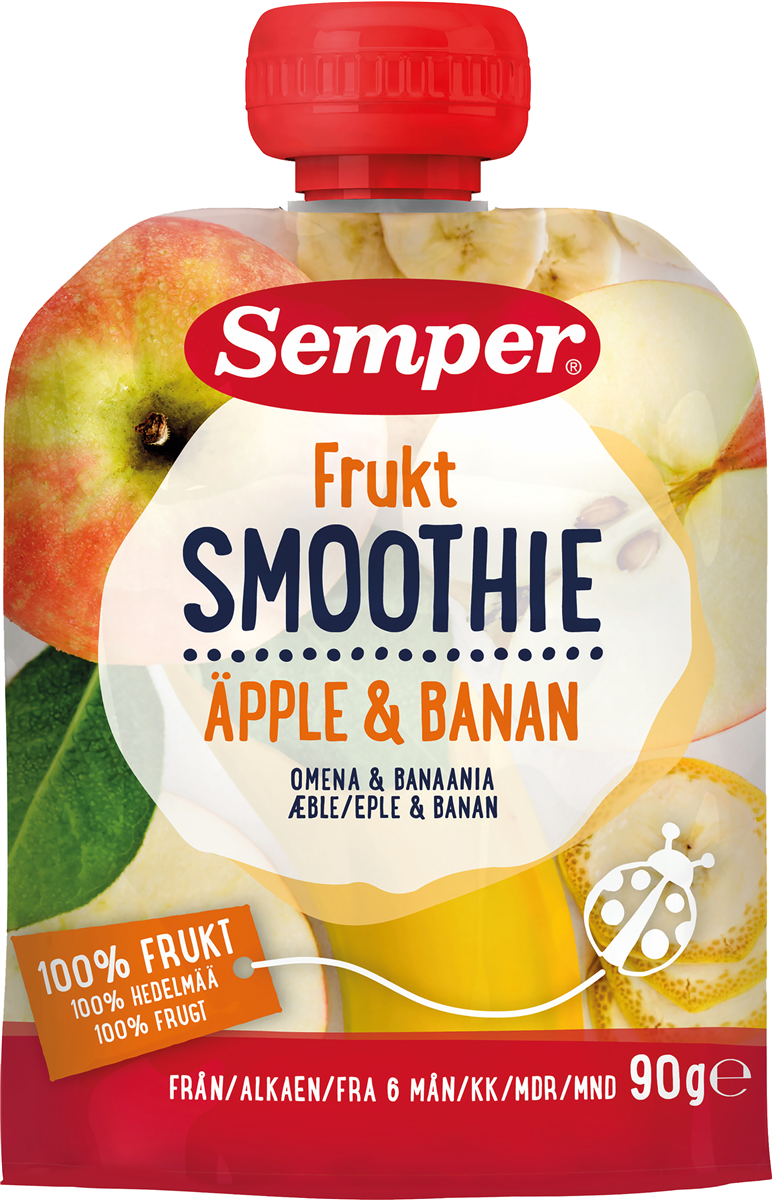 Semper Smoothie Frugt 90 g