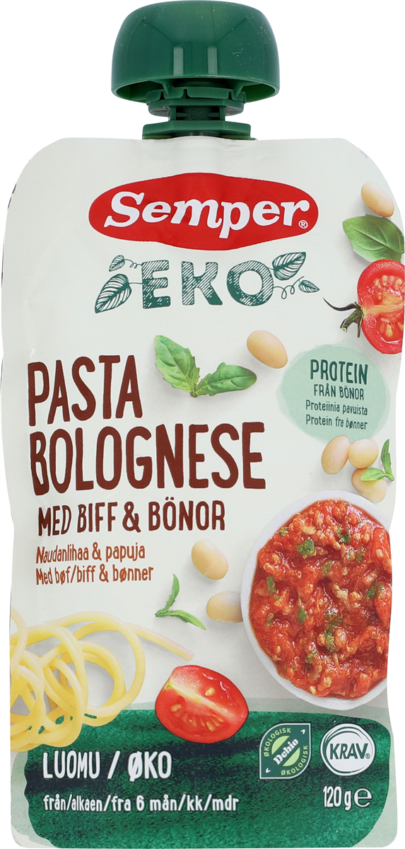 Semp pas/bolog pou 6M øko 190 g