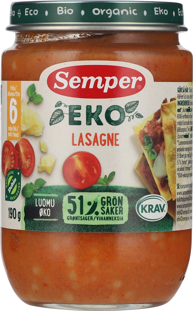 Semper lasagne 6 mdr 200 g 200 g