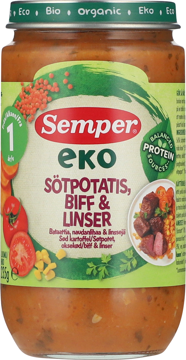 Semper Sød Karotte/Okse/Linser