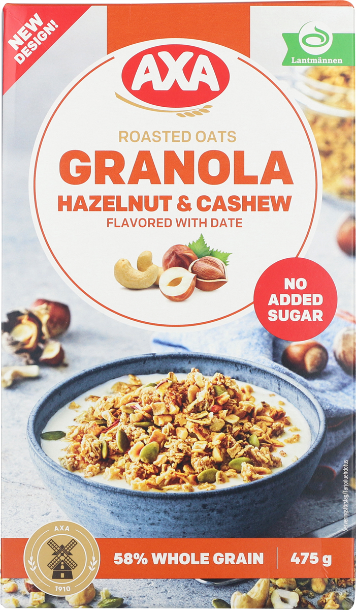 AXA, Granola m. hassel- og cashewnødder