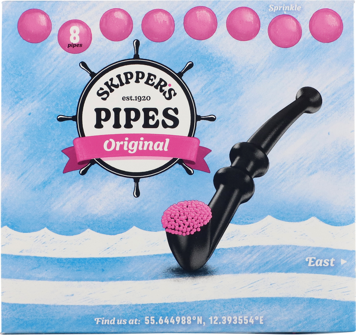 Skipper's Pipes i æske 136 g
