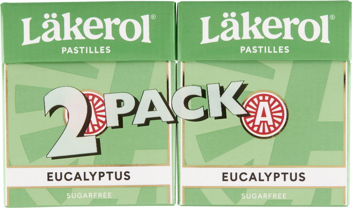 Läkerol Eucalyptus Pastiller sukkerfri