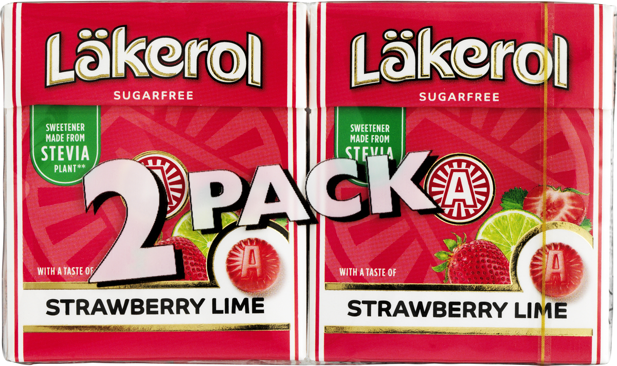 Lakerol strawberry lime 2-pk 50 g