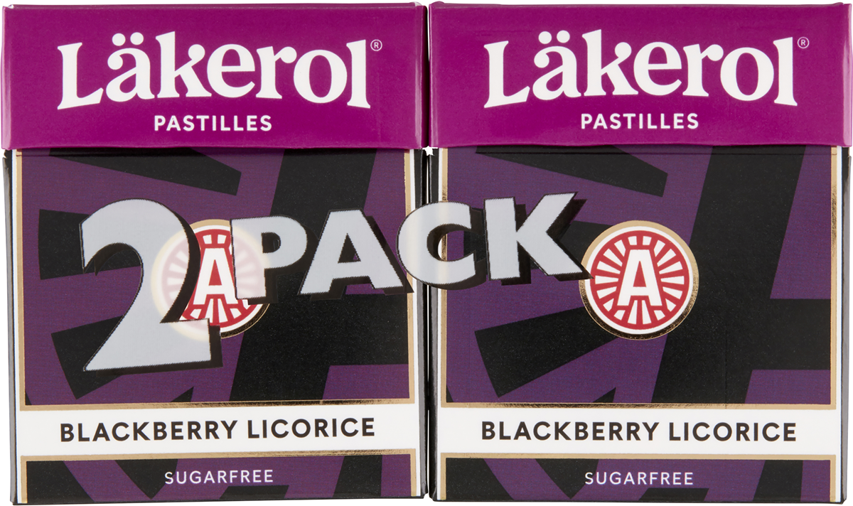 Läkerol blackberry 2 pk 2 stk.