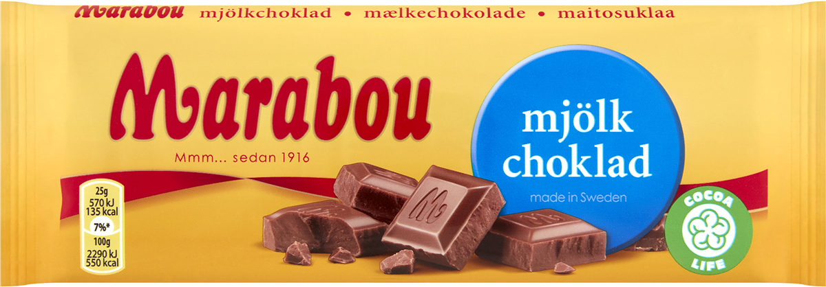 Marabou mælkechokolade 200 g