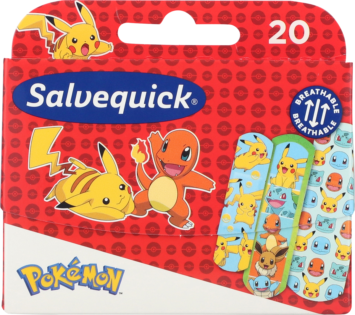 Salvequick Plas Pokemon 20 stk