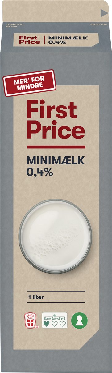 Minimælk, First Price