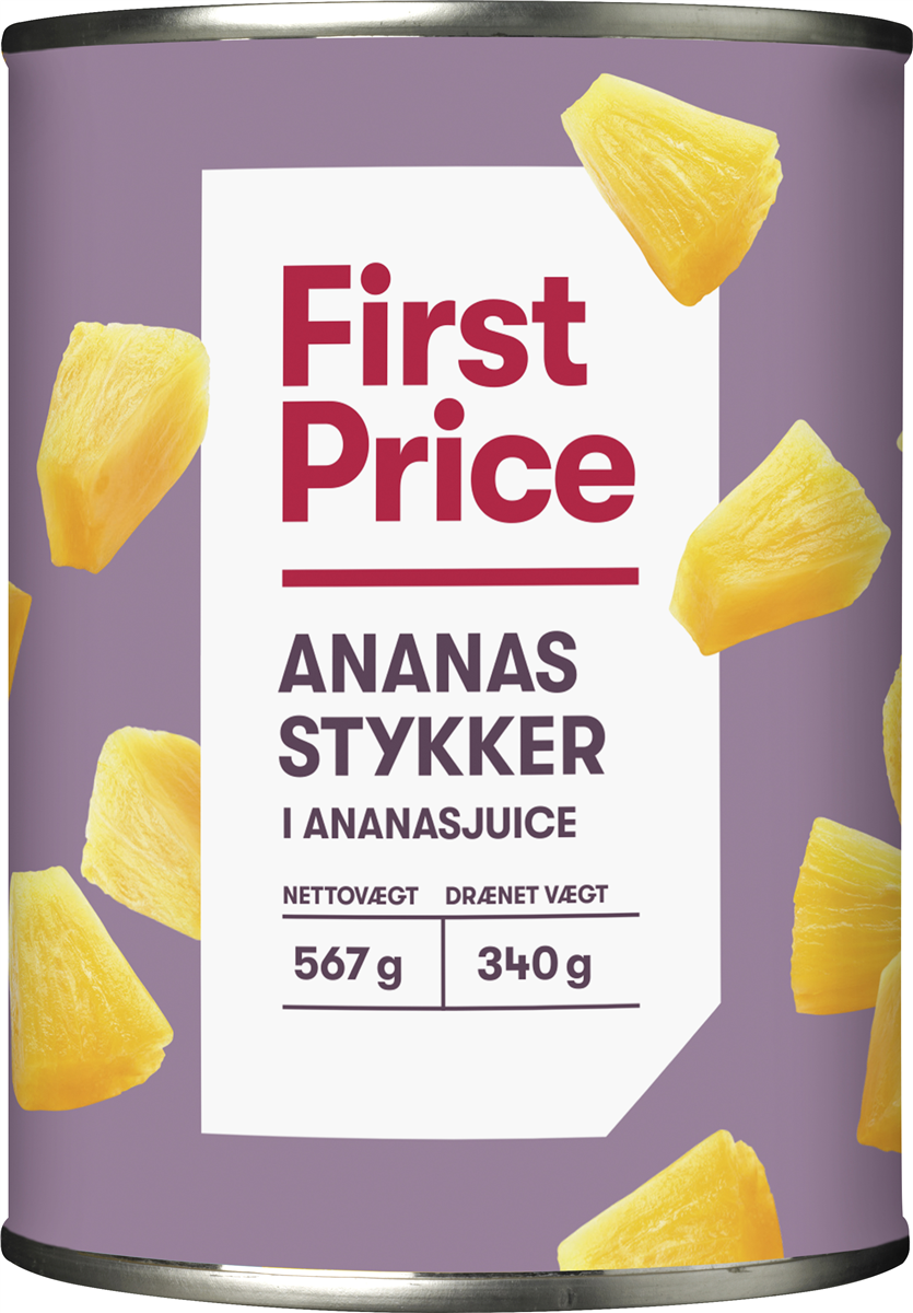 FirstPrice Ananas i Stykker