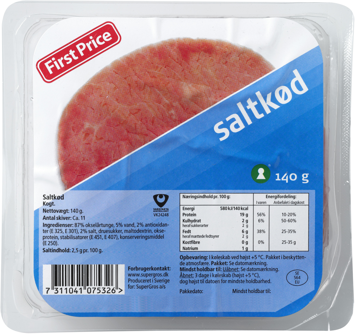 First Price Fp saltkød 400 g