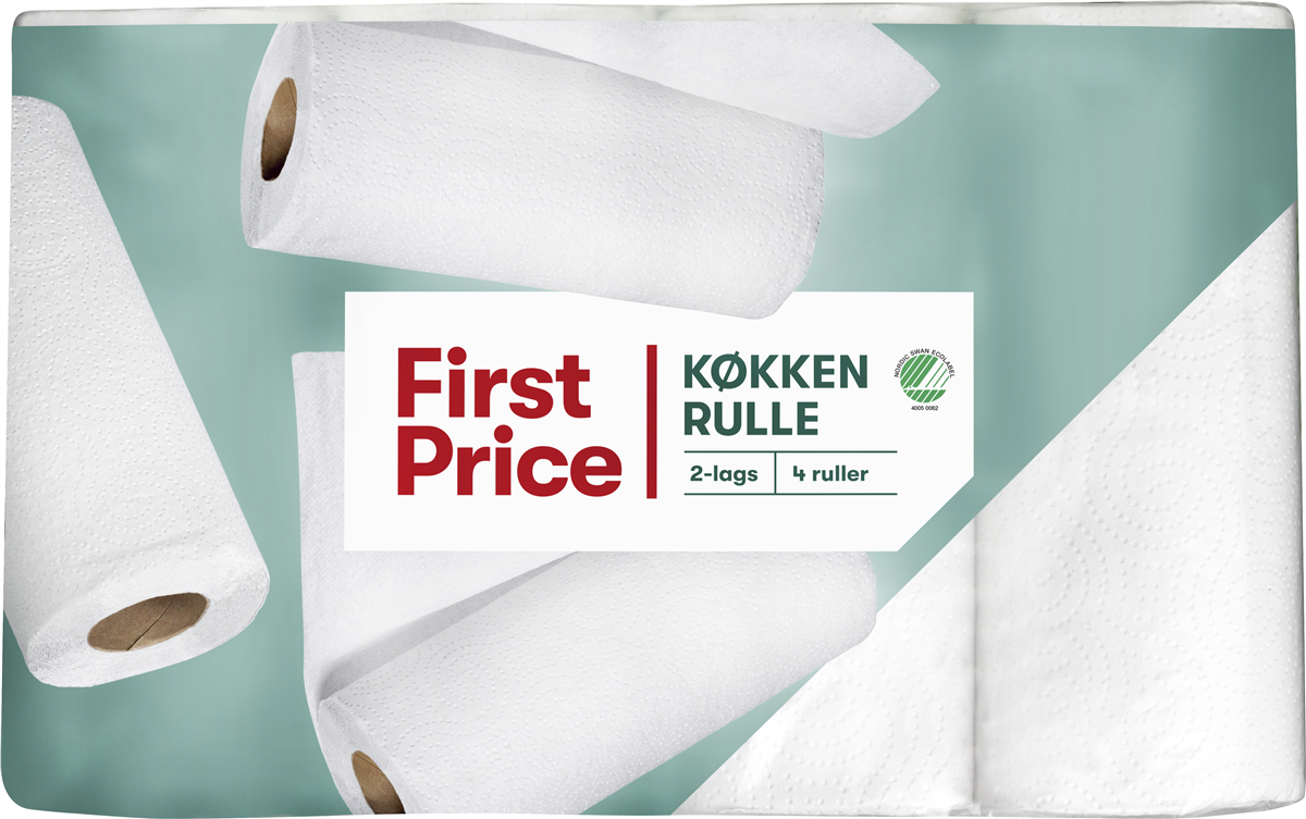 First Price FP køkkenruller 4 rl 4 stk.